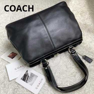 極美品 vintage coach old mini Boston Black 極美品 vintage coach old mini Boston Black