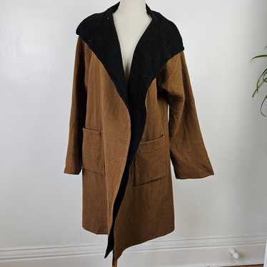 Beyond Threads Alpaca Wool Reversible Wrap Coat J… - image 1