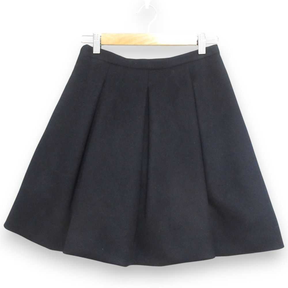 Miu Miu Miu Miu Miu Miu Box Pleats 100% Wool Skir… - image 2