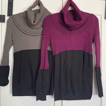 Bundle Of Two Identical Paris Yu.K Turtleneck Swe… - image 1