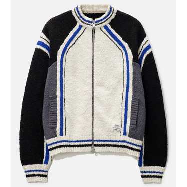 Ader Error Alieb Color Block Boucle Knit Cardigan… - image 1