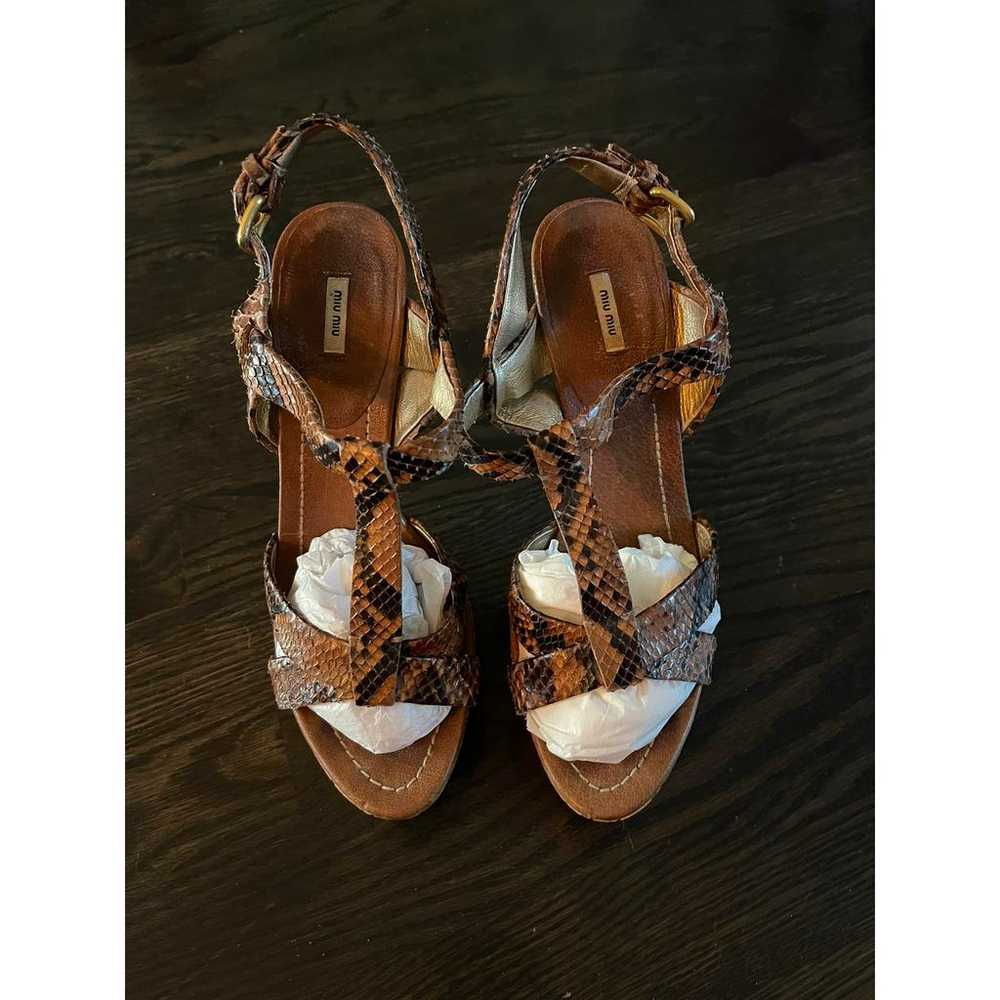 Miu Miu Python heels - image 10
