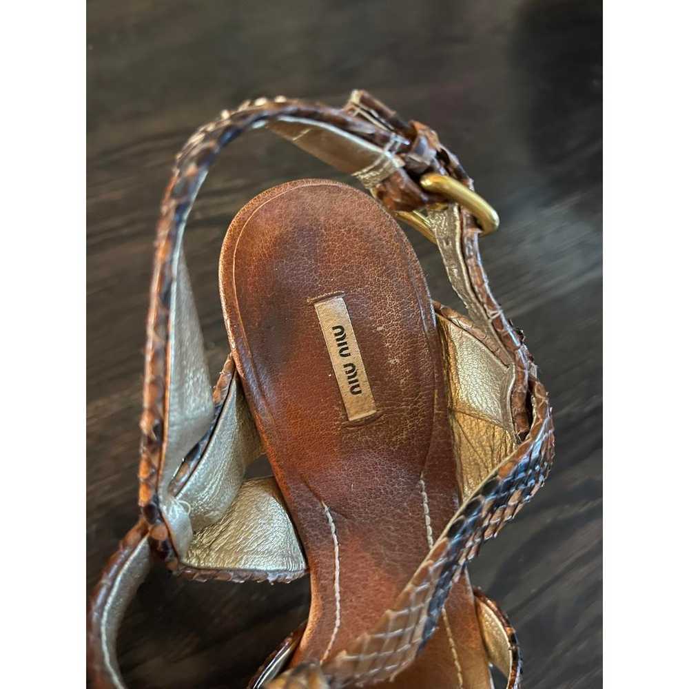 Miu Miu Python heels - image 2