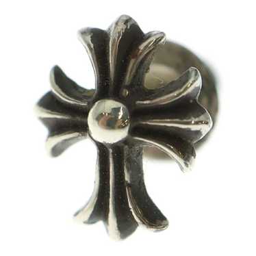正規品 CHROME HEARTS No2 CH CROSS STUD Chrome Hearts クロムハーツ メンズシルバーピアス CH Cross #2