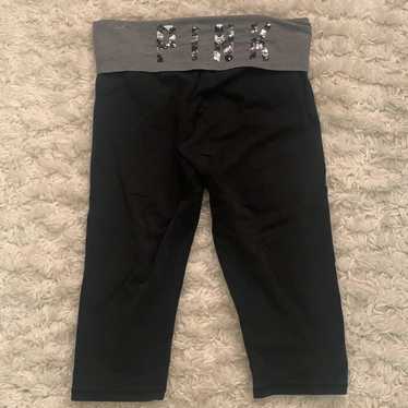 Y2k Vs Pink Sequin Fold Over Capris - image 1