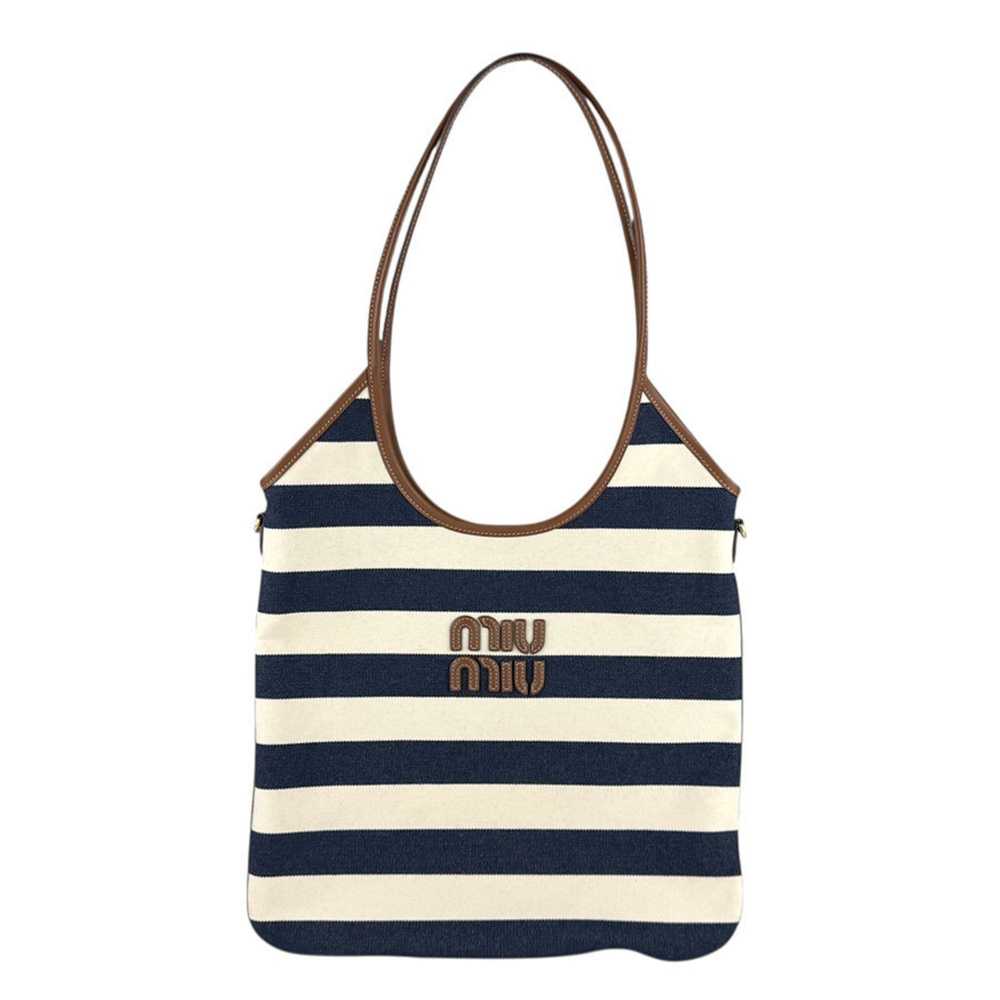 Miu Miu Miu Miu Miu shoulder bag in canvas and le… - image 1