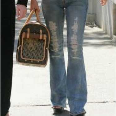 True Religion Y2k Jeans Destroyed Joey Flared Boo… - image 1