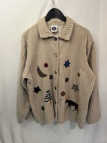 VTG Threads On Threads Large Corduroy Jacket SZ L… - image 1