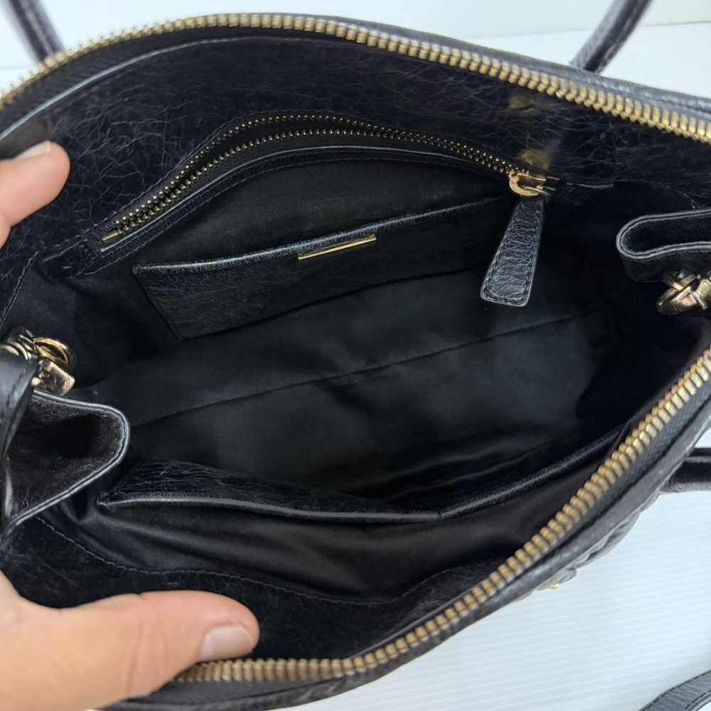 Miu Miu Miu Miu Matelasse Black Leather Two Way B… - image 9