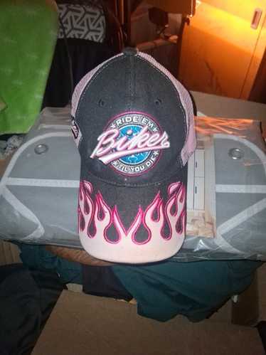 biker-style cap. - image 1