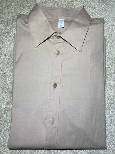 Miu Miu 2000 MIU MIU Brown Tan Button Up Shirt 41… - image 1