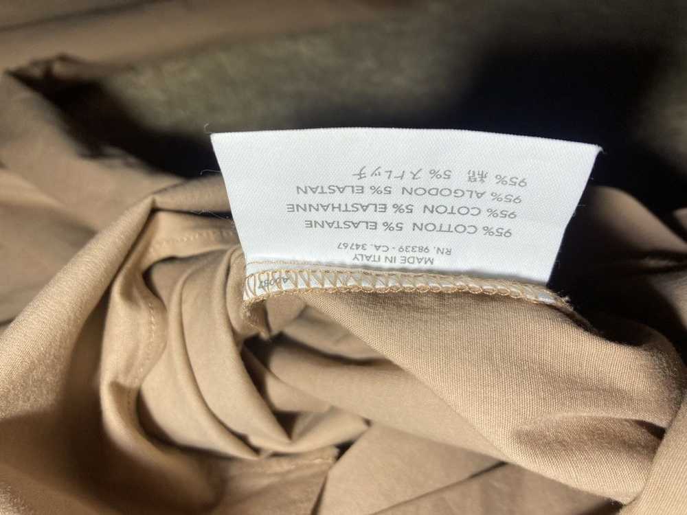 Miu Miu 2000 MIU MIU Brown Tan Button Up Shirt 41… - image 7