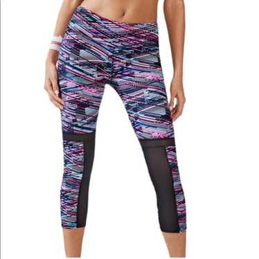 Fabletics Digital Static Print Zoey Capri Small - image 1