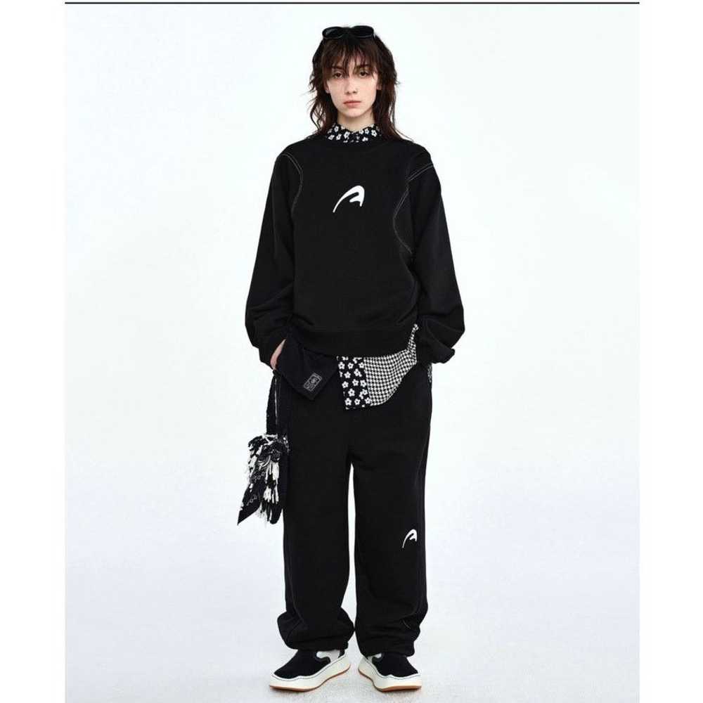 Ader Error Ader Error A-Peec Embroidered Logo Swe… - image 3