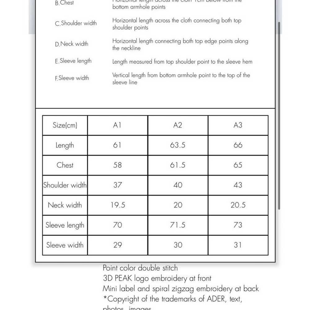 Ader Error Ader Error A-Peec Embroidered Logo Swe… - image 4