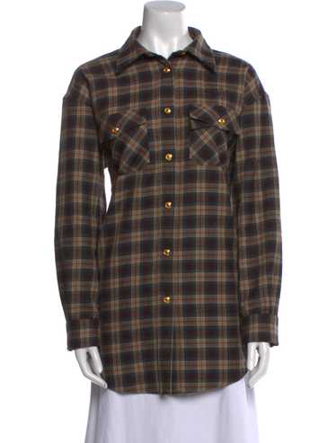 Miu Miu Virgin Wool Button-Up Top From the Fall/W… - image 1