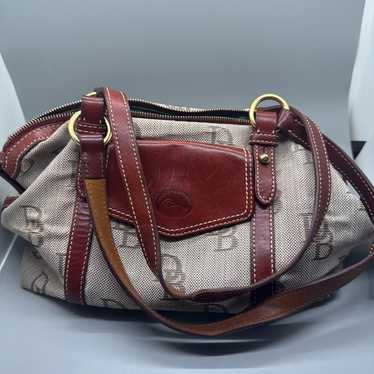 Dooney and Bourke Hobo DB Jacquard Monaghan with … - image 1