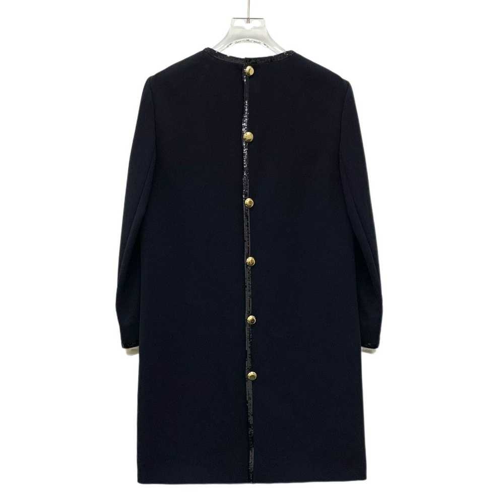 Miu Miu Miu Miu black bow sequin single-breasted … - image 2