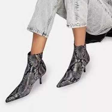 Anine Bing Ava Cloudy Boots Python Snake Pointed … - image 1