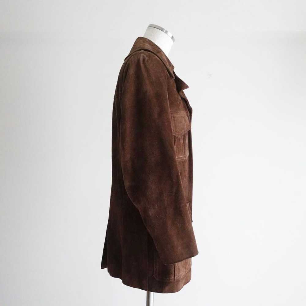 Vintage Suede Hunting Jacket from the 1960s and 7… - image 5