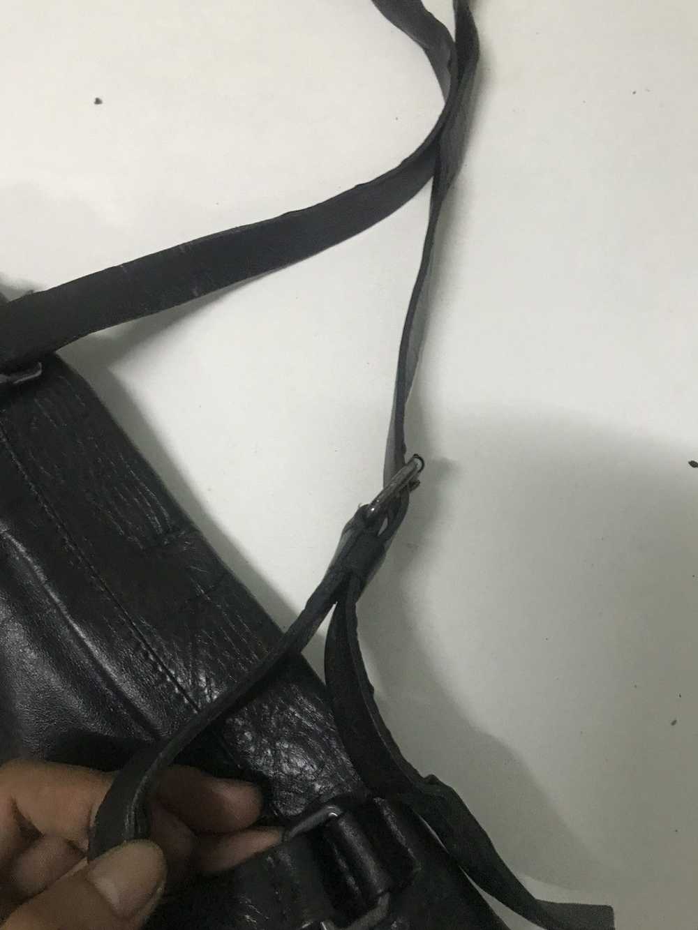 Miu Miu A/w 1995 Black Leather Miu Miu Shoulder B… - image 12