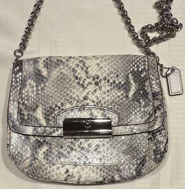 Coach 47738 Kristin Snake Python Reptile Pattern … - image 1