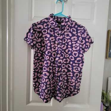 Nooworks Cheetah Print Button Up - image 1