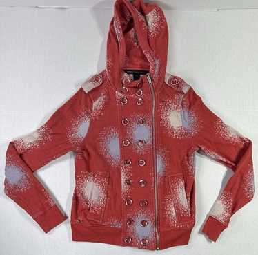 Marc by Marc Jacobs Red L Zip Up Button Front Pai… - image 1