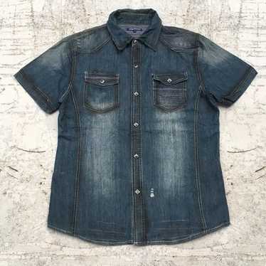 semanticdesign Semantic Distressed Western Denim … - image 1