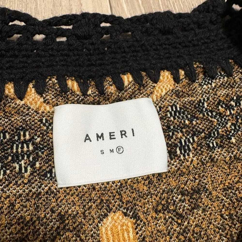 Excellent Condition AMERI Rug Pattern Knit Jacket… - image 12