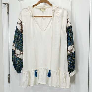 Anandas Collection Women’s Multicolored Boho Tuni… - image 1