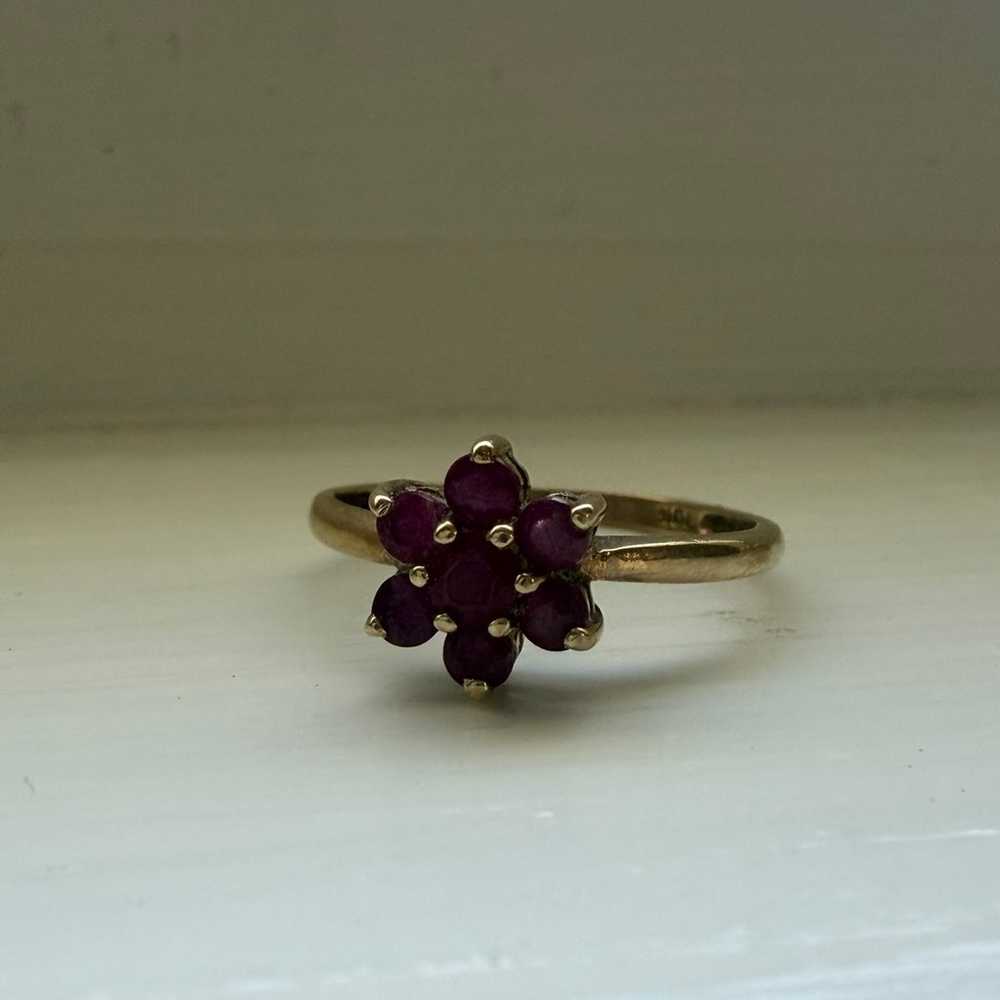 Solid gold, ruby ring - image 1