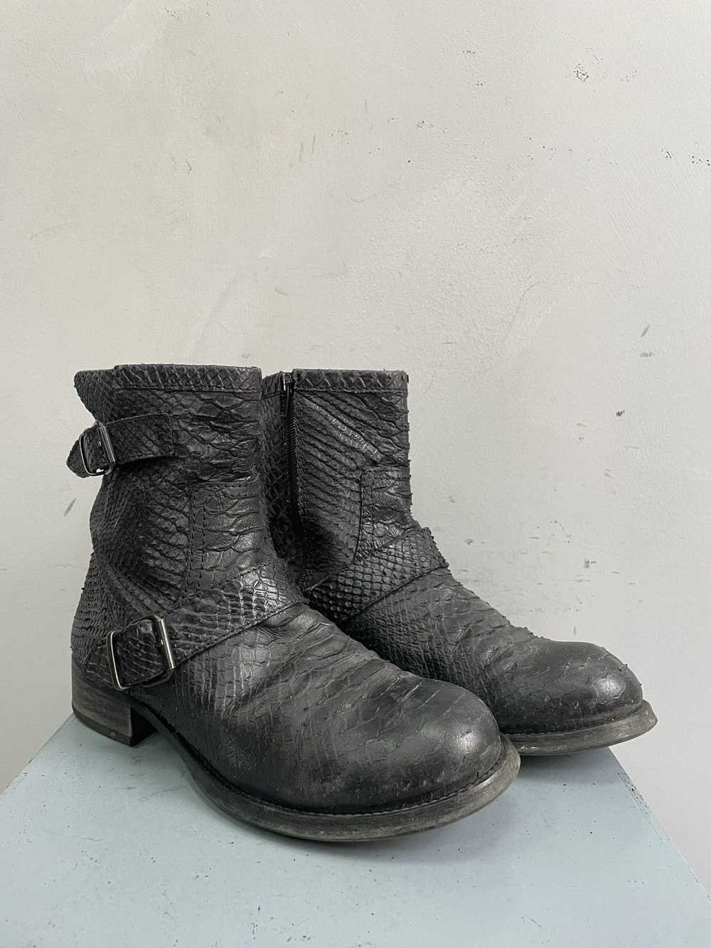 Guidi Guidi avant garde python leather engendered… - image 5