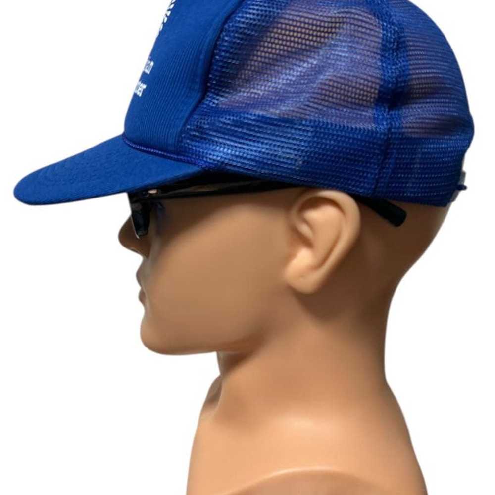 90s Baseball Cap with String, Mesh Cap, Trucker C… - image 2