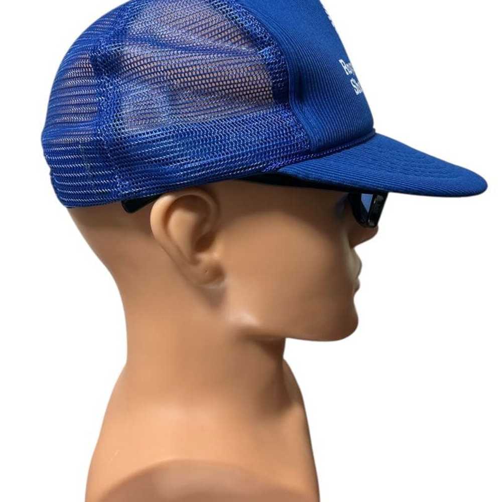 90s Baseball Cap with String, Mesh Cap, Trucker C… - image 3