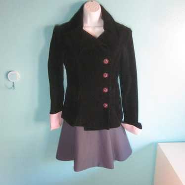 Volcom Womens Size Xs Black Button Front Collared… - image 1