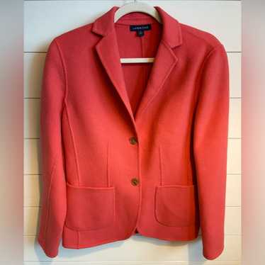 Lands' End Boiled Wool Soft & Structured Coral Bl… - image 1