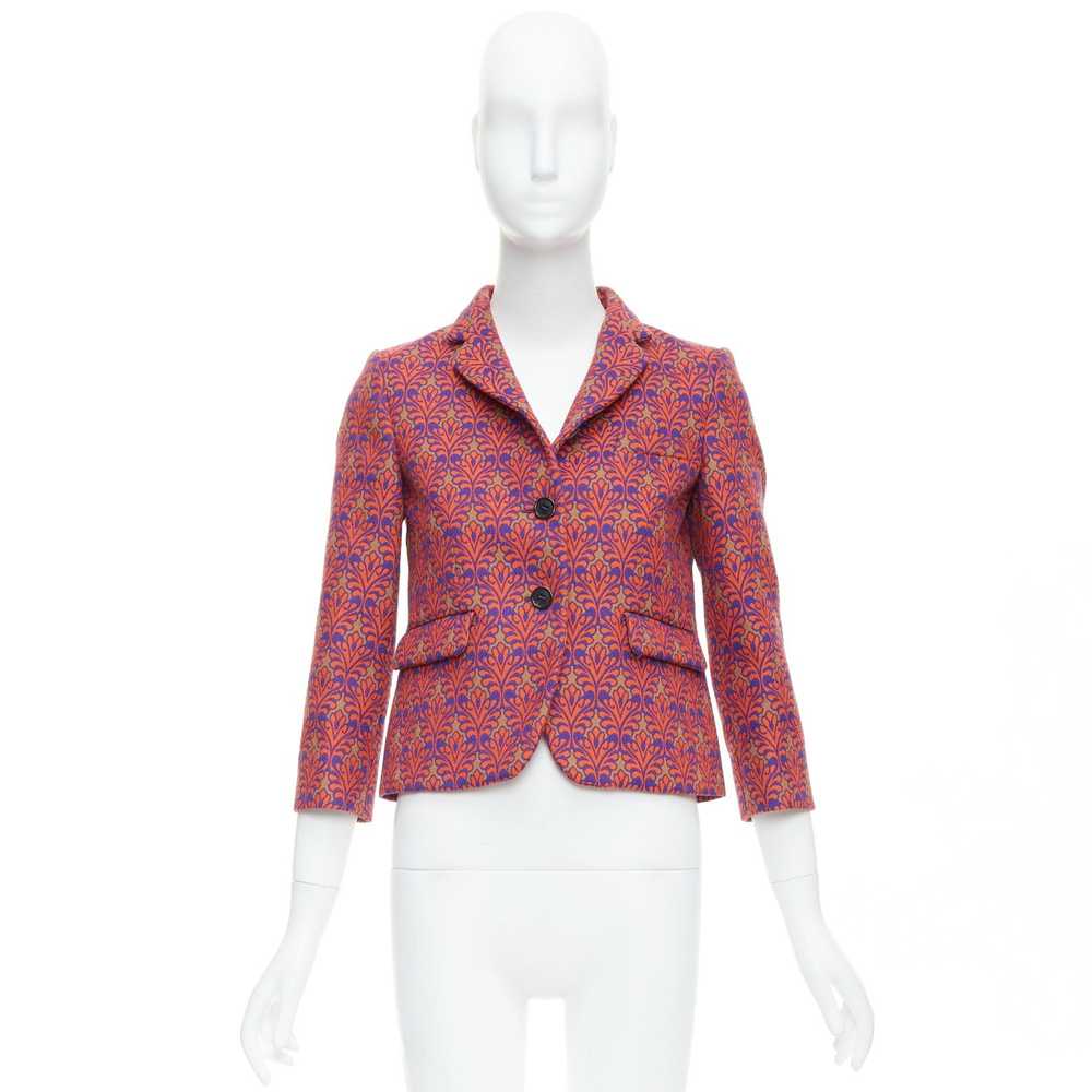 Miu Miu MIU MIU 2012 red brown virgin wool blend … - image 10