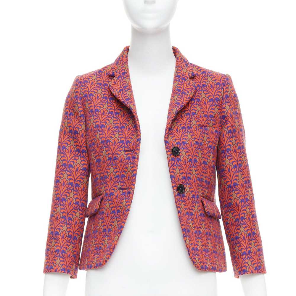 Miu Miu MIU MIU 2012 red brown virgin wool blend … - image 3