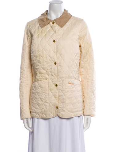 Barbour Jacket Neutrals Colorblock Pattern Pointe… - image 1