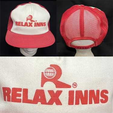 Vtg Relax Inns Mesh Trucker Snapback Hat Hotel Mo… - image 1