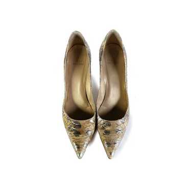Stuart Weitzman Pumps Size 6.5 Python Snake Embos… - image 1