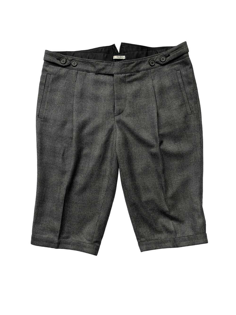 Miu Miu ⚡️QUICK SALE⚡️2006 Miu Miu Dark Grey Shor… - image 1