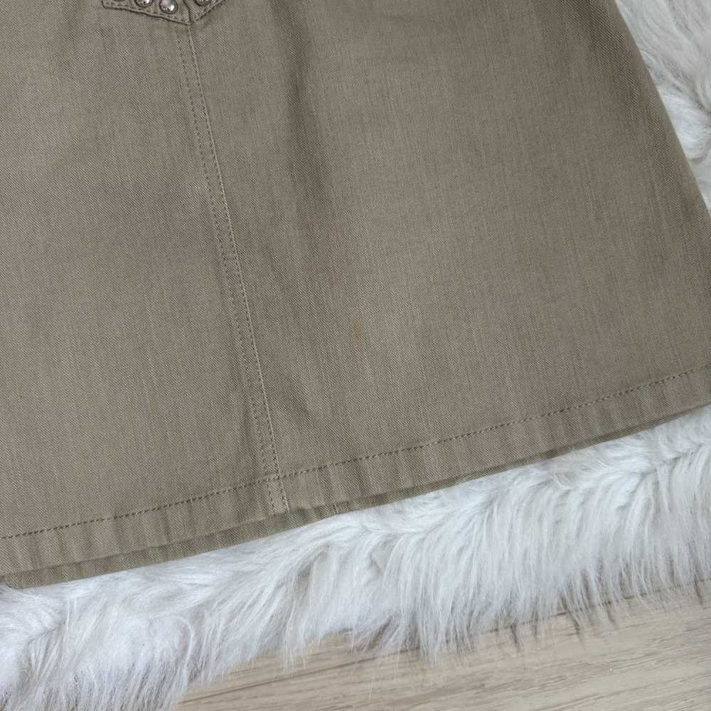 Miu Miu Authentic miu miu studded lace up skirt k… - image 4