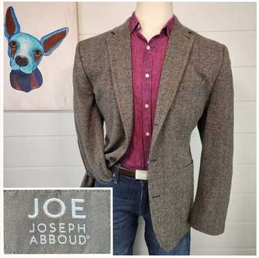 Joe Joseph Abboud Mens Three Button Blazer Gray H… - image 1