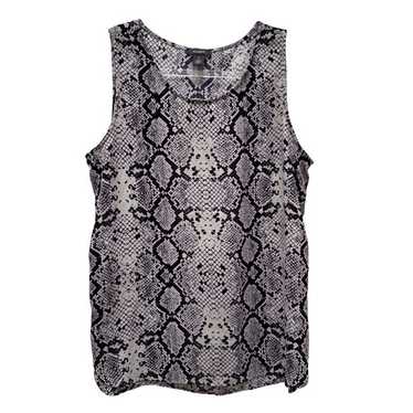 Nordstrom Halogen Python Snake Print Scoop Neck W… - image 1