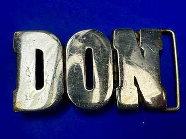 DON Custom Name in cutout block letters solid bra… - image 1