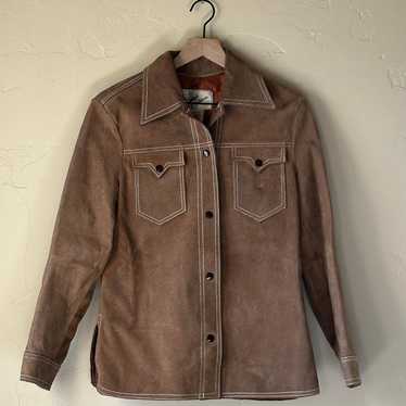 Source Unknown Women's Shacket Jacket - Brown - M… - image 1
