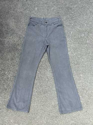 Levi's 70s 80s Levi’s 646 Grey Corduroy Flare Jea… - image 1