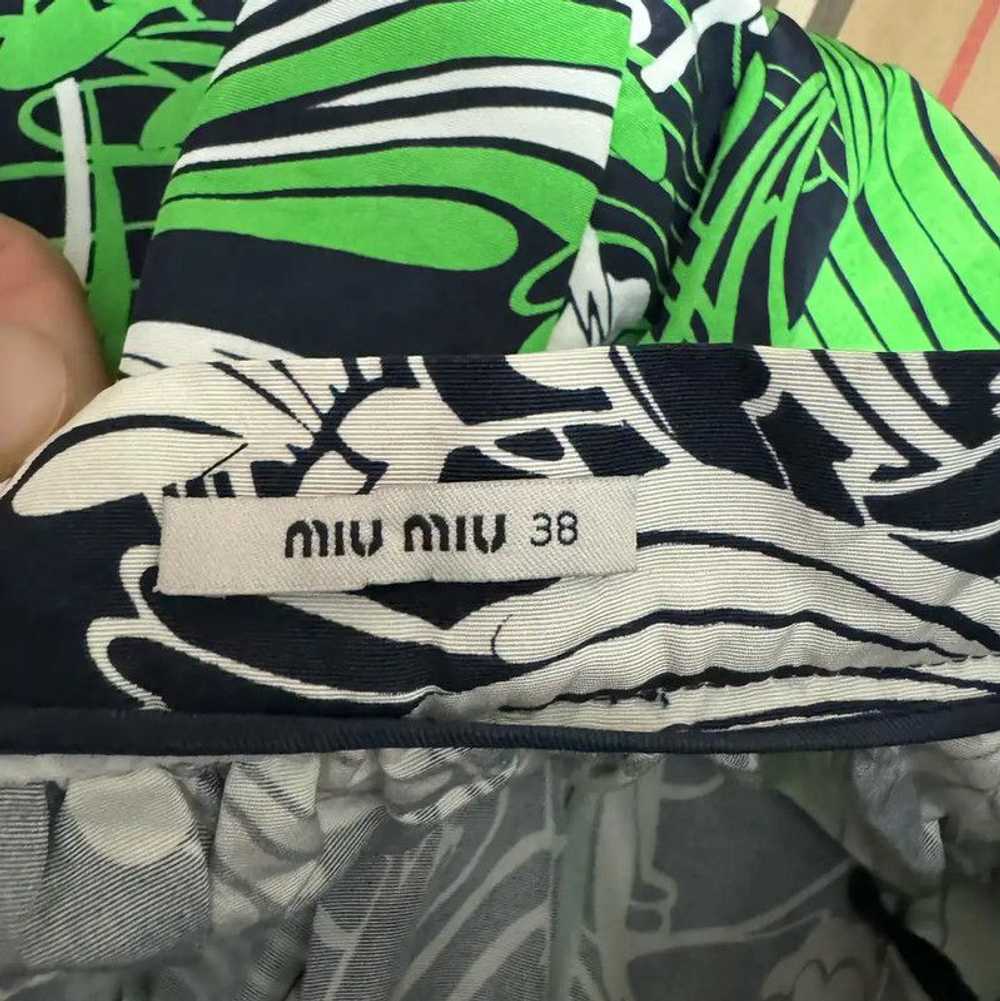 Miu Miu Miu Miu Color-Block Silk Women's Skirt 00… - image 3